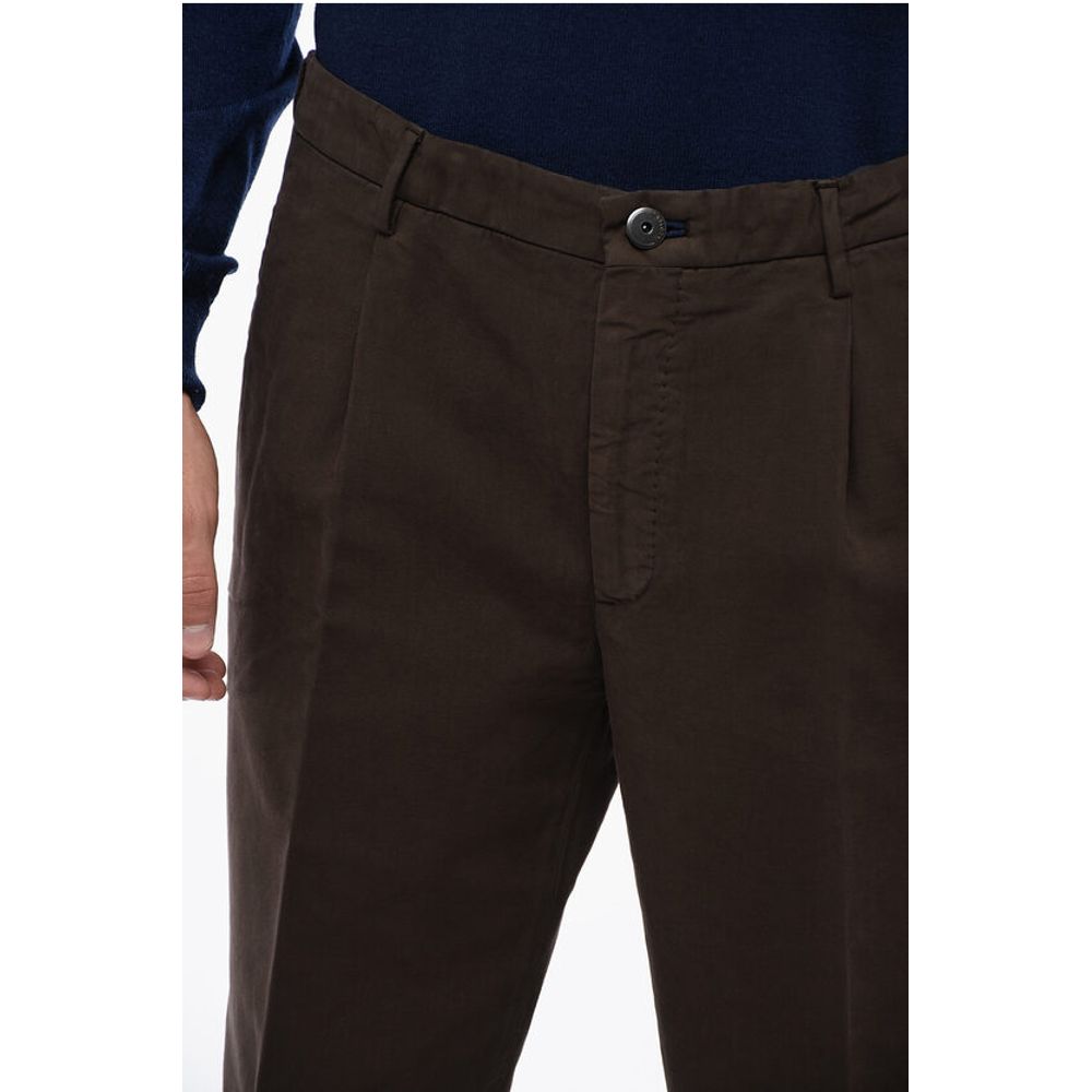 Incotex Tapered Fit Cotton Stretch Pants
