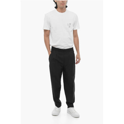 Neil Barrett Double-Pleat Slim Fit Pants with Elastic Waistband