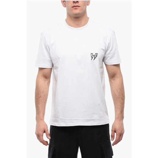 Neil Barrett Cotton DOUBLE BOLT Slim Fit T-Shirt