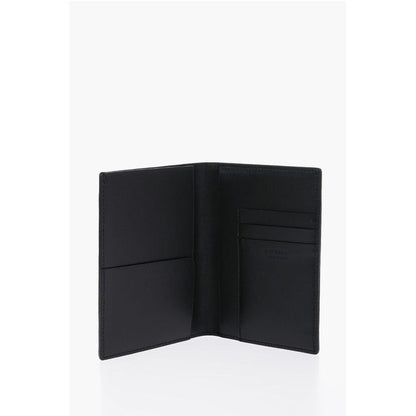 Neil Barrett Leather FAIR-ISLE THUNDERBOLT Passport Holder