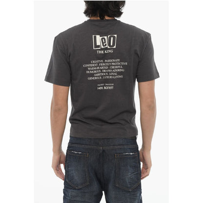 Neil Barrett Printed ROCK BAND ZODIAC LEON Crew-neck T-Shirt