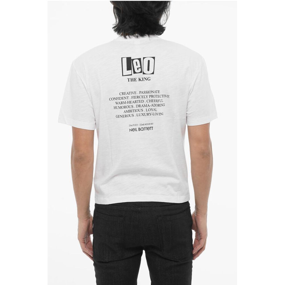 Neil Barrett Printed slim Fit ROCK BAND ZODIAC LEON Crew-neck T-shirt