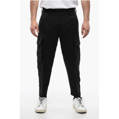 Neil Barrett Silk Blend FIREMAN Cargo Pants
