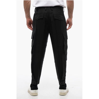 Neil Barrett Silk Blend FIREMAN Cargo Pants