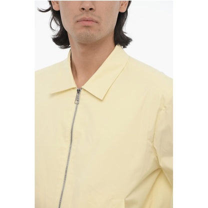 Neil Barrett Solid Color Harrington Jacket with Zip Closure