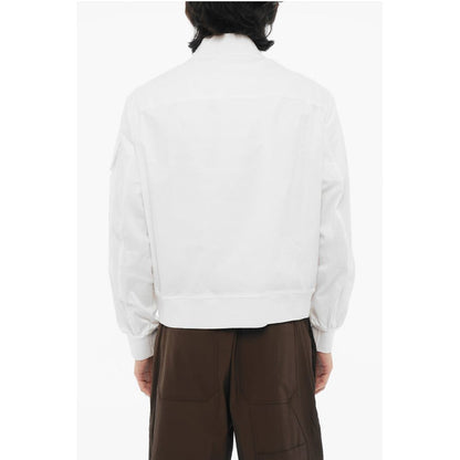 Neil Barrett Lightweight Skinny Fit Bomber Jacket with Zip Closure