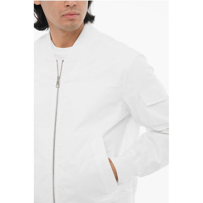 Neil Barrett Lightweight Skinny Fit Bomber Jacket with Zip Closure