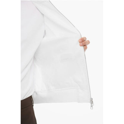 Neil Barrett Lightweight Skinny Fit Bomber Jacket with Zip Closure