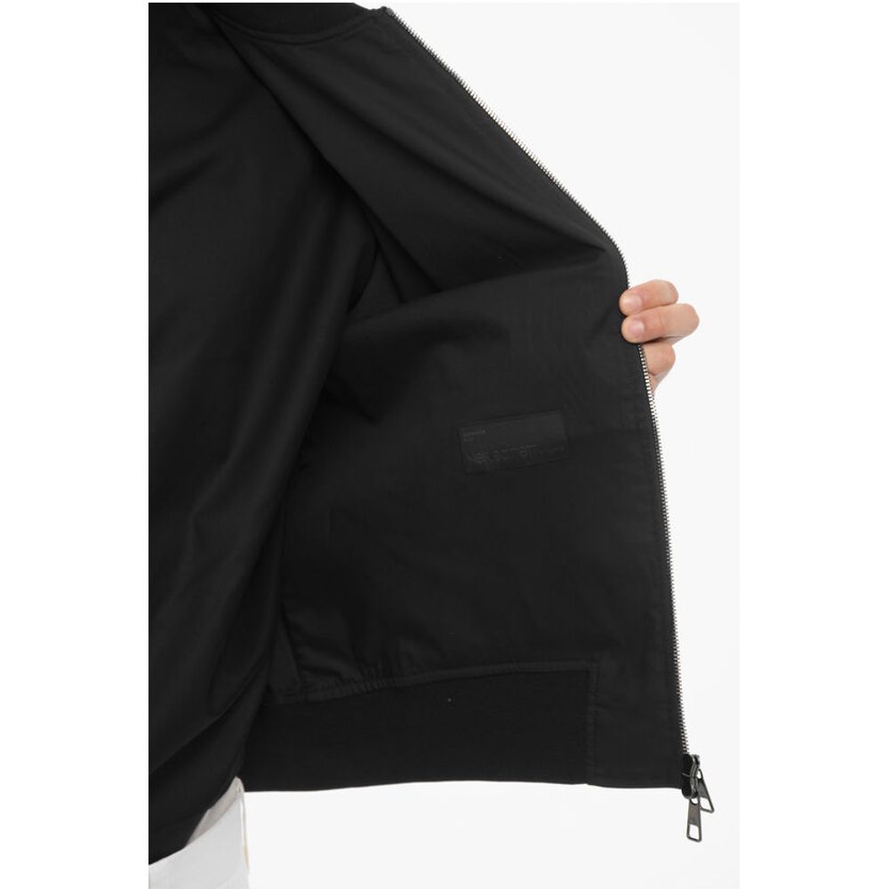 Neil Barrett Lightweight Skinny Fit Bomber Jacket with Zip Closure