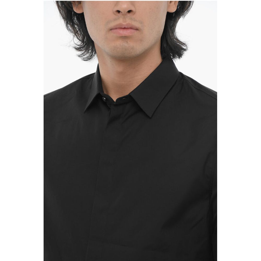 Neil Barrett Loose Fit Casual Shirt with Contrast Details