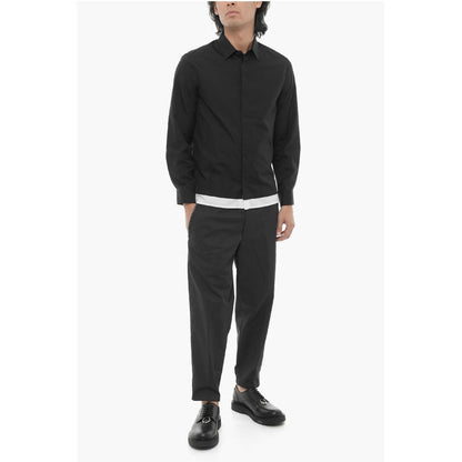 Neil Barrett Loose Fit Casual Shirt with Contrast Details