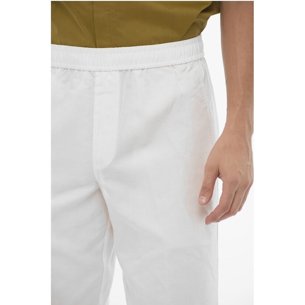 Neil Barrett Slim Fit REM Pants with Elastic Waistband