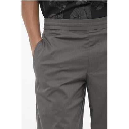 Neil Barrett Low-Waist Slim Fit Pants with Drawstring Waist