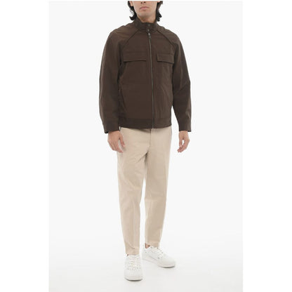 Neil Barrett Boxy Fit BARACUTA Jacket with Zip Closure