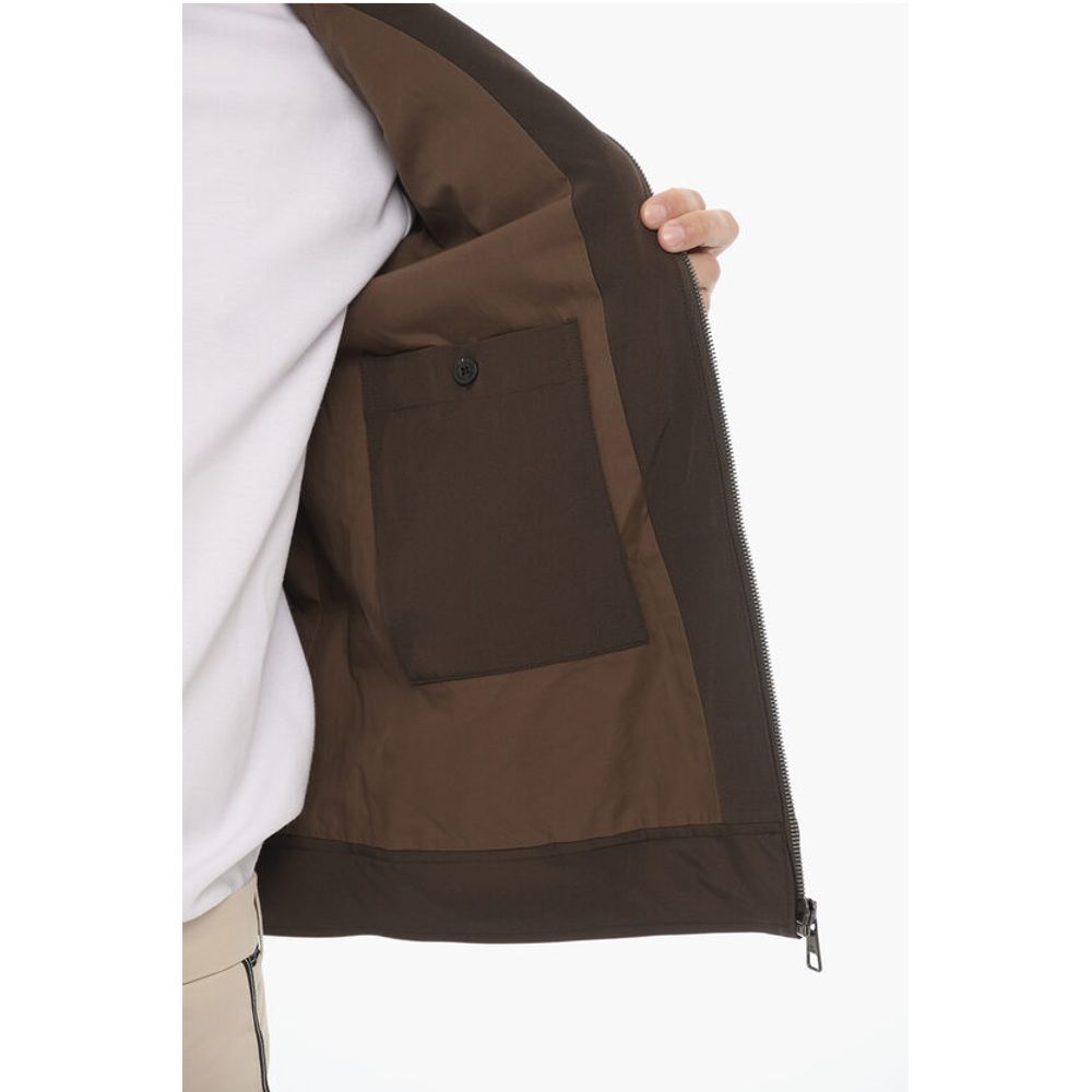 Neil Barrett Boxy Fit BARACUTA Jacket with Zip Closure