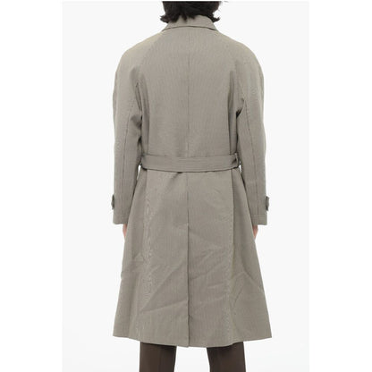 Neil Barrett Embroidered RAINMAC Coat with Belt