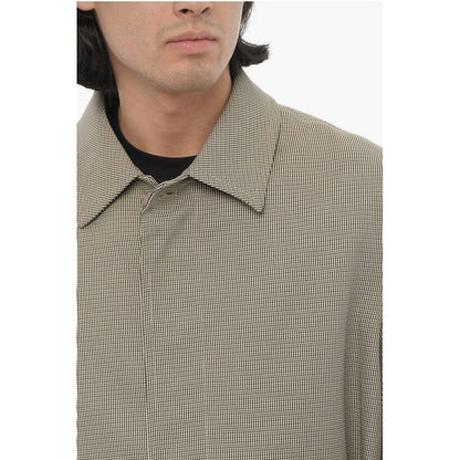 Neil Barrett Embroidered RAINMAC Coat with Belt