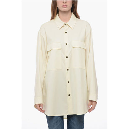 Darkpark Cool Wool Shirt with Oversized Fit