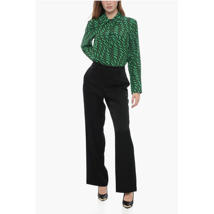 Michael Kors Pantaloni Satin with Flared-Fit