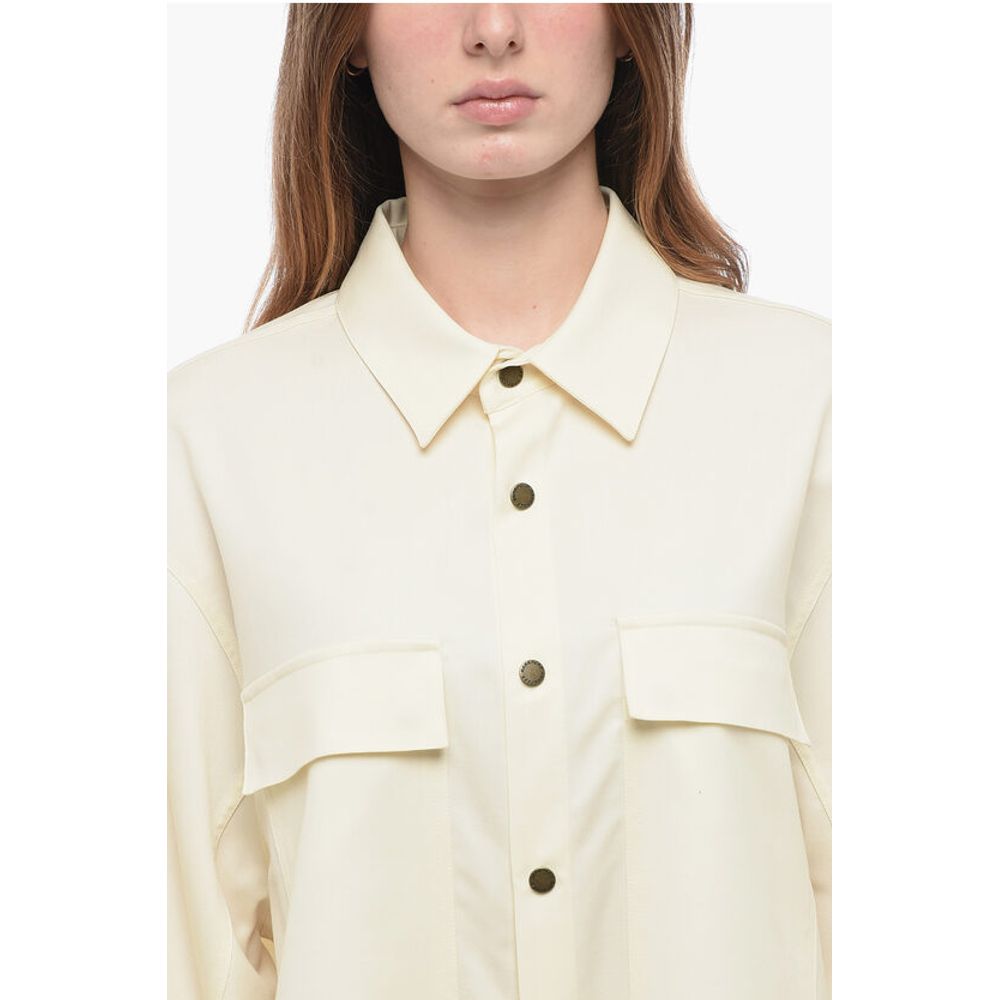 Darkpark Cool Wool Shirt with Oversized Fit
