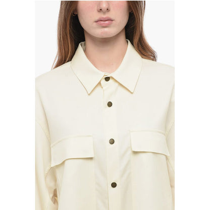 Darkpark Cool Wool Shirt with Oversized Fit