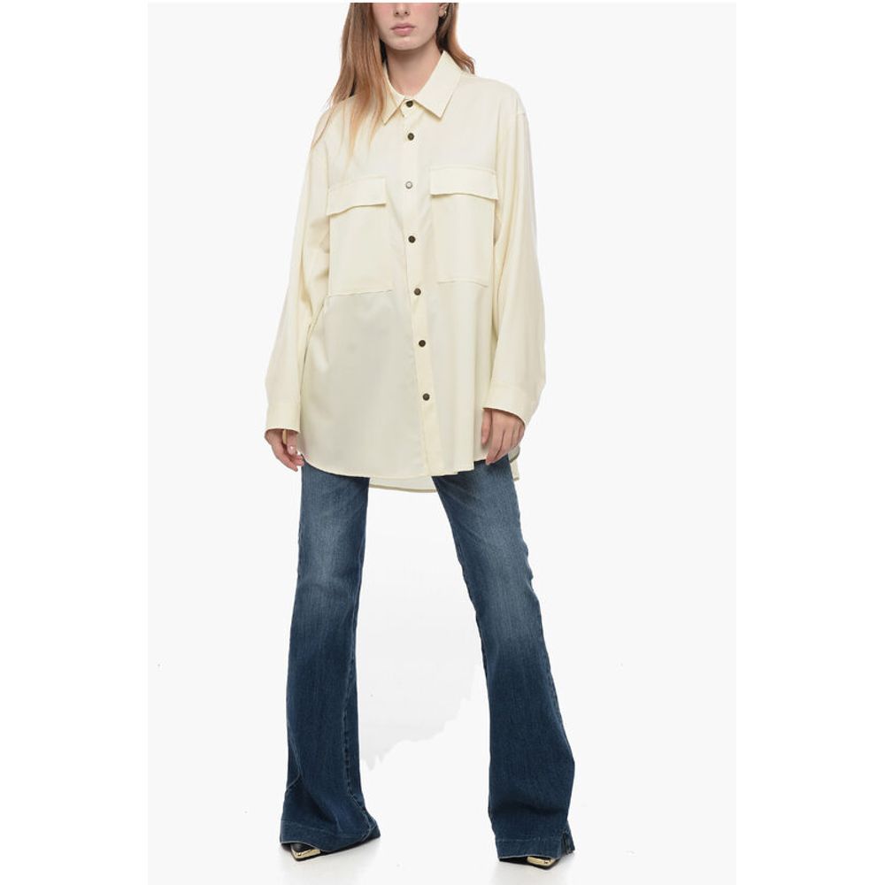 Darkpark Cool Wool Shirt with Oversized Fit
