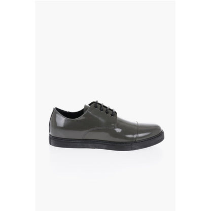 Corneliani ID Patent Leather Low-Top Sneakers