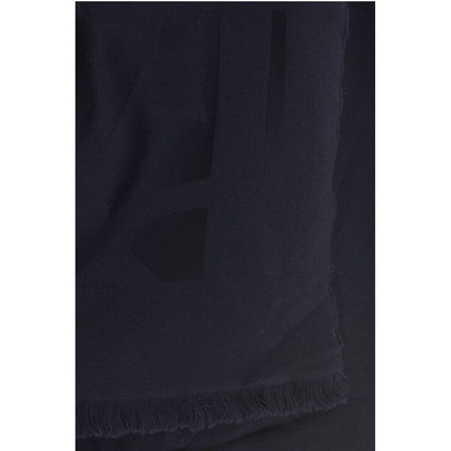 Saint Laurent Jaquard Foulard with Tone Sur Tone Logo