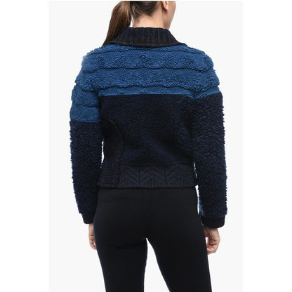 Bottega Veneta Polo Neck Wool Crop Pullover