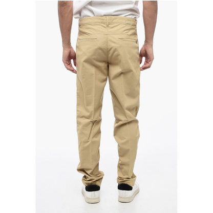 Maison Clochard Cotton Chino Pants with Logo