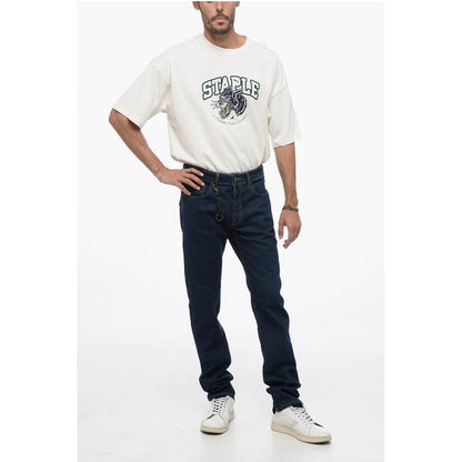 Incotex Mid-Waist Regular Fit Jeans 18cm