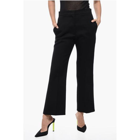 Jil Sander Serge Wool Cropped PantsPantaloni Crop in Lana Serge