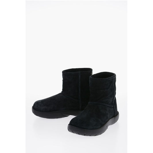 Bottega Veneta Shearling SNAP Ankle Boots with Logo Application