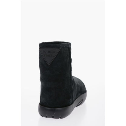 Bottega Veneta Shearling SNAP Ankle Boots with Logo Application