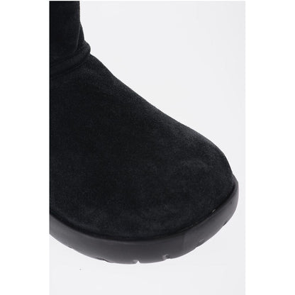 Bottega Veneta Shearling SNAP Ankle Boots with Logo Application