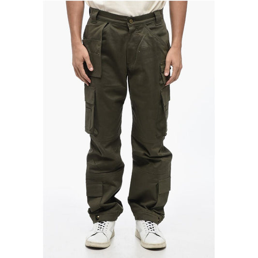 Cultura Cotton Cargo Pants with Golden Button