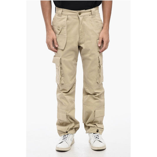 Cultura Cotton Cargo Pants with Golden Button