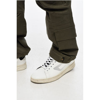 Cultura Cotton Cargo Pants with Golden Button