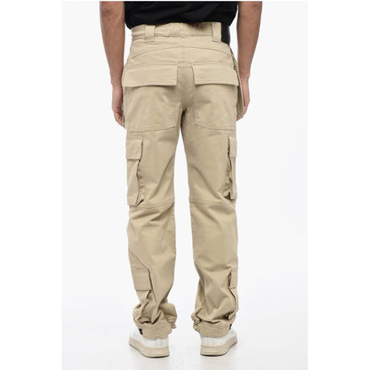 Cultura Cotton Cargo Pants with Golden Button