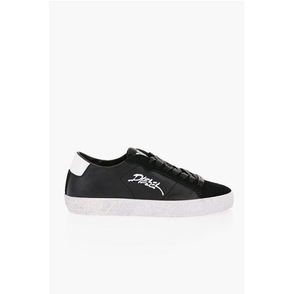 Diesel Embroidered Logo LEROJI Eco-Leather Sneakers