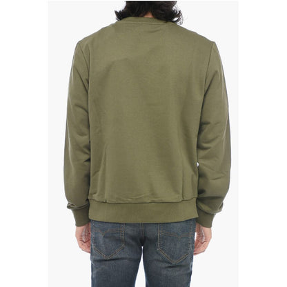 Diesel BRUSHED Cotton S-GINN-K35 Sweatshirt With Logo Print