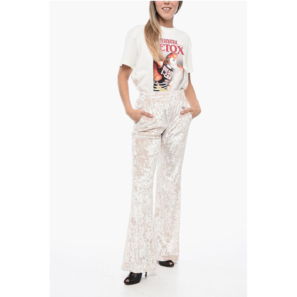 Diesel Chenille P-NENY Joggers with Flared Leg