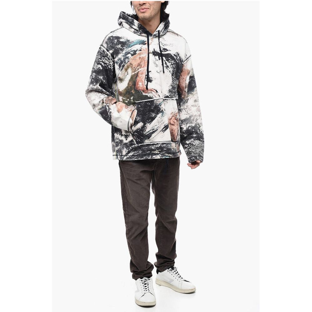 Diesel Multicolored S-PAY-HOOD.L1 Sweatshirt with Loose Fit