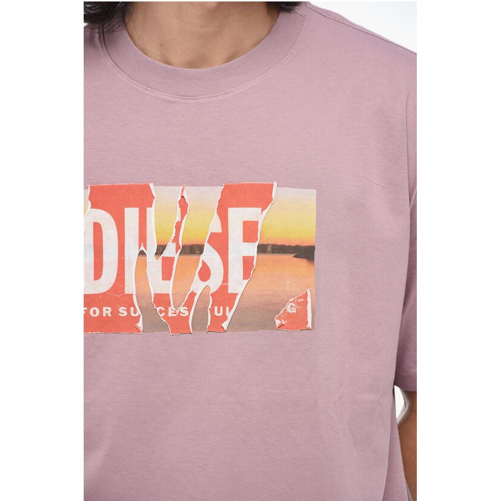 Diesel Distressed Effect Logo T-WASH-POFF-L1 T-shirt