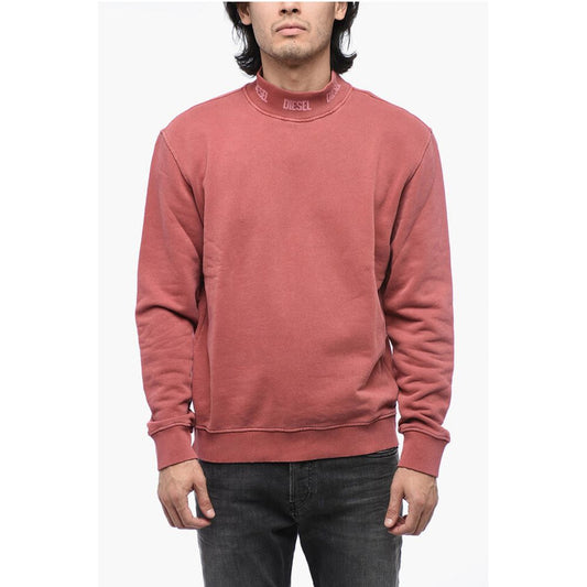 Diesel Logoed S-NORIS-JAC Half Turtleneck Sweatshirt