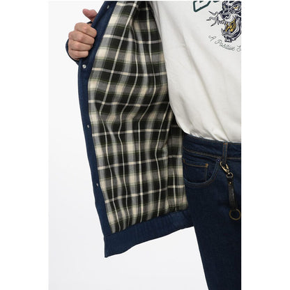 Sky High Farm Denim Utility Jacket with Velvet Collar