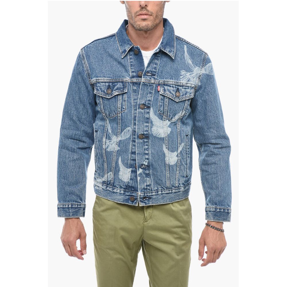 Levi's 3.PARADISE Trucker Denim Jacket with Dove Pattern