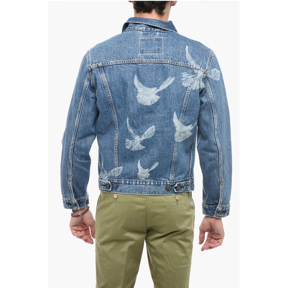 Levi's 3.PARADISE Trucker Denim Jacket with Dove Pattern