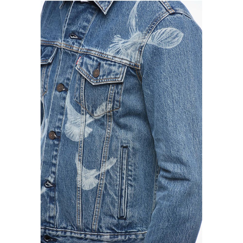 Levi's 3.PARADISE Trucker Denim Jacket with Dove Pattern