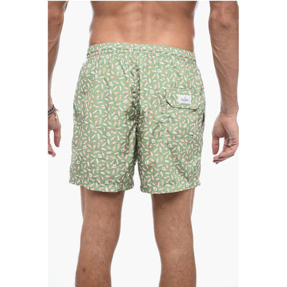 Barba Napoli Floral-print Boxer Swimsuit